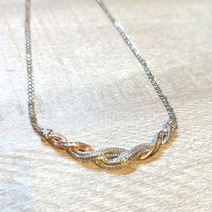 Diamond/silver/rose gold necklace 😍host pick